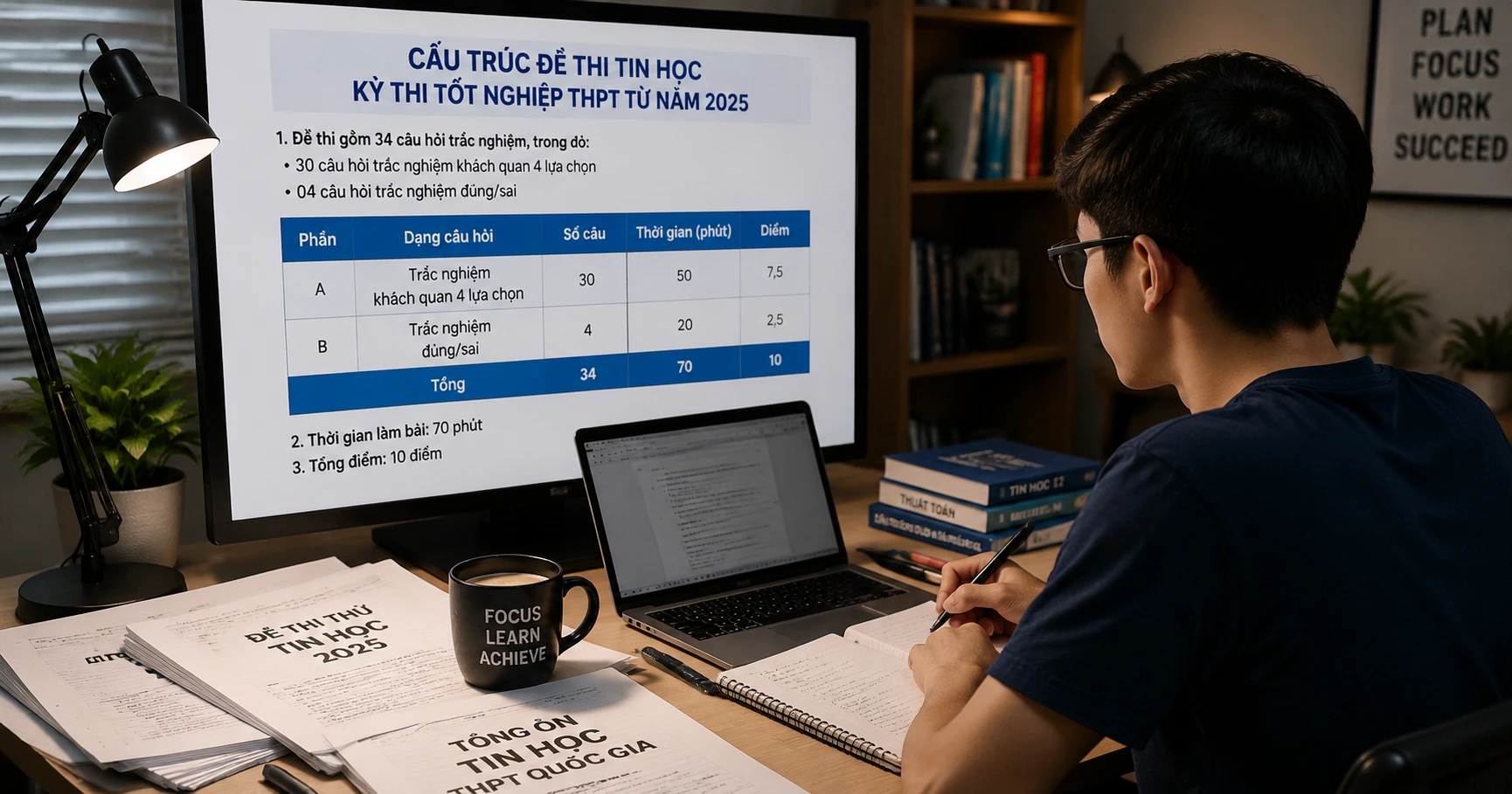 Tổng quan về đề thi tin học THPT Quốc gia 2025 PDF - image 2