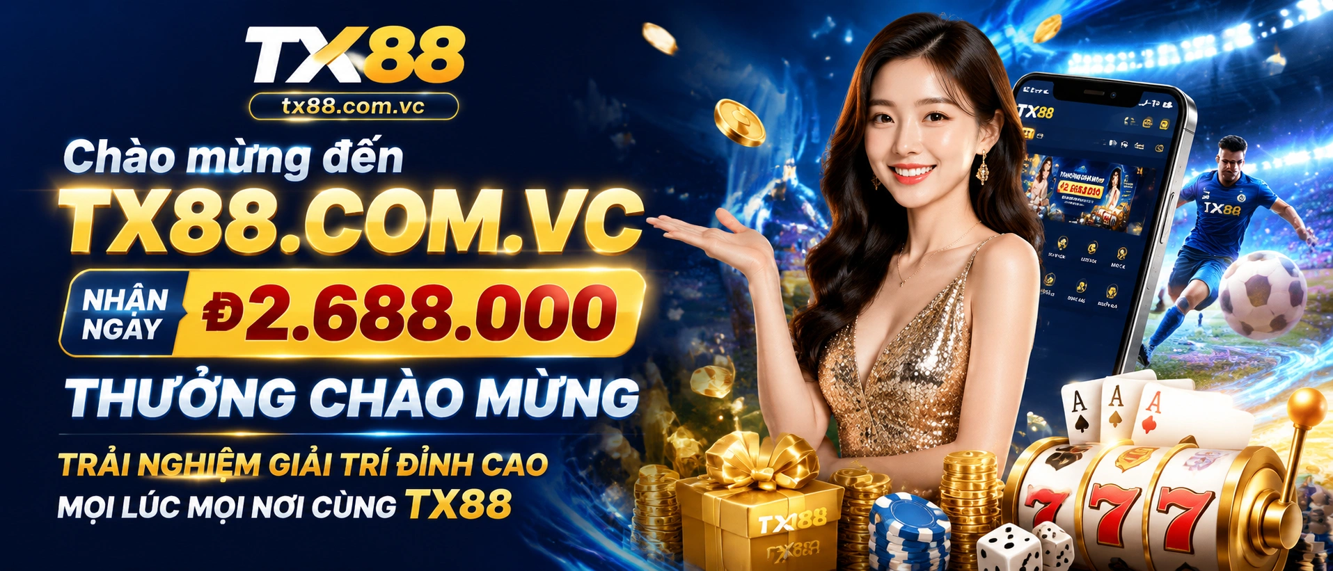 TX88 banner ưu đãi đăng ký và vào game nhanh
